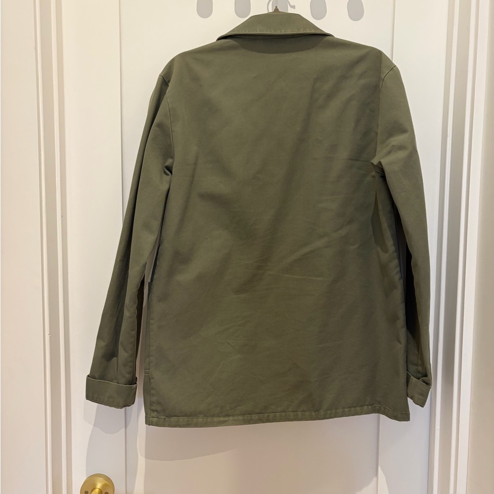 A.P.C. Kerlouan Logo Jacket in Military Khaki - Picture 5 of 5